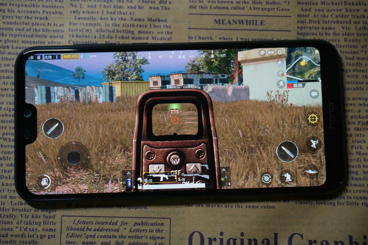 荣耀9i升级华为10.0系统,荣耀9i游戏体验吃鸡