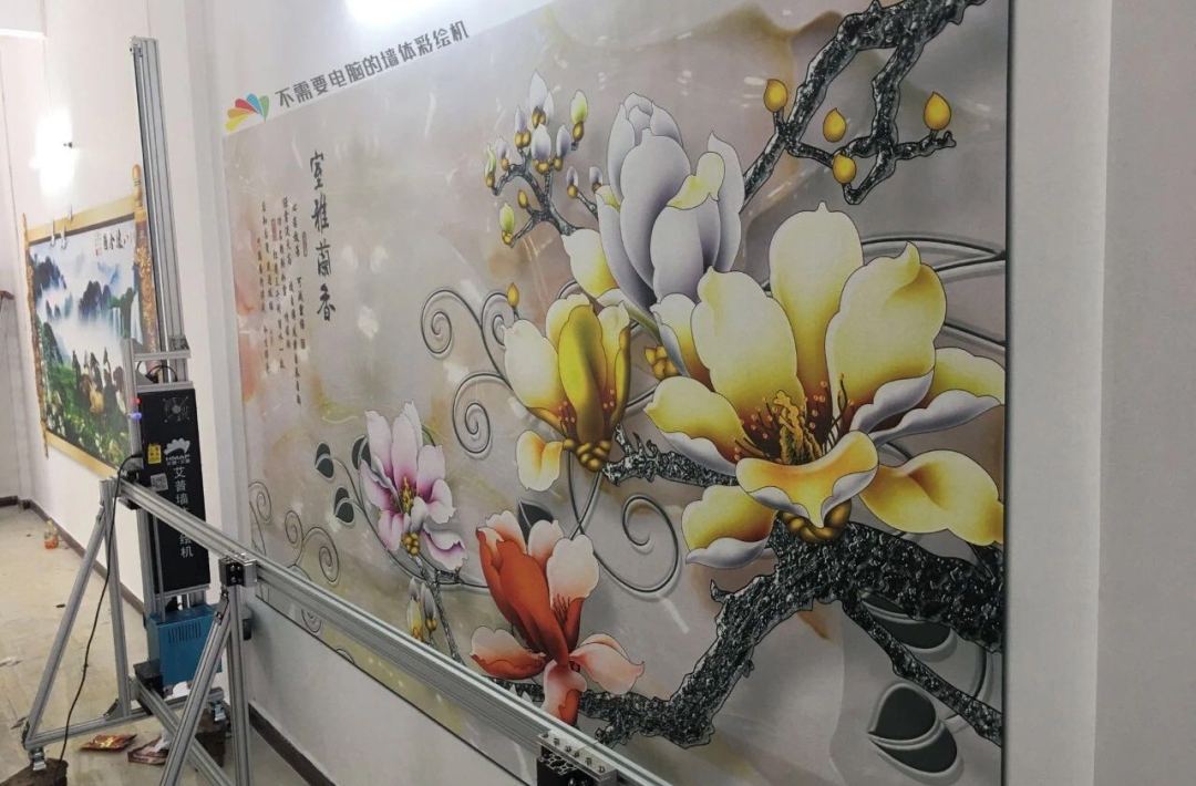 墙体彩绘机器多少钱一台,室外墙体彩绘机器