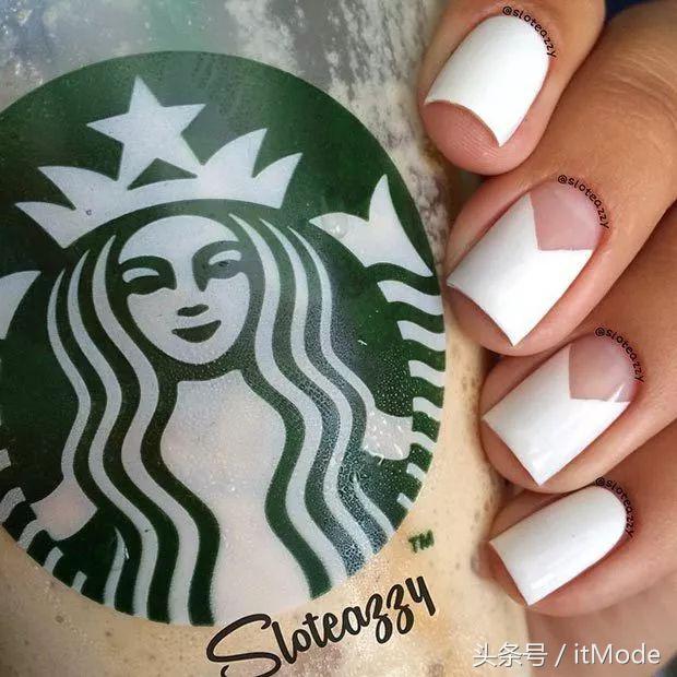 美甲夏天不要甲片推荐什么,短指甲手黑适合夏天的美甲