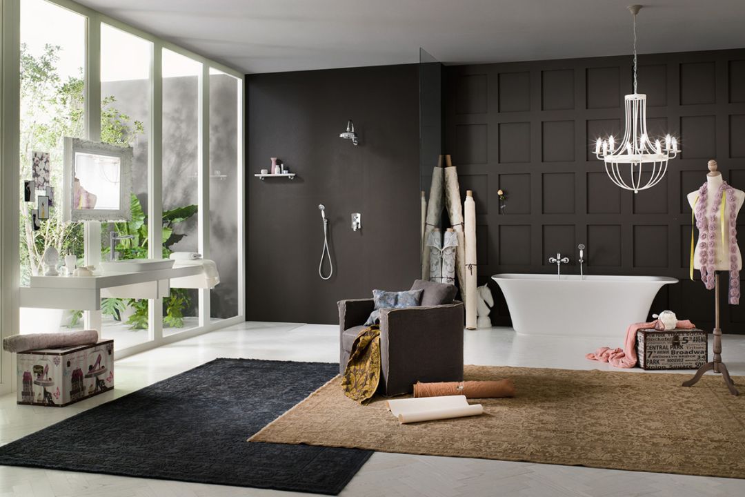 浴缸淋浴房设计,大空间浴缸淋浴房设计