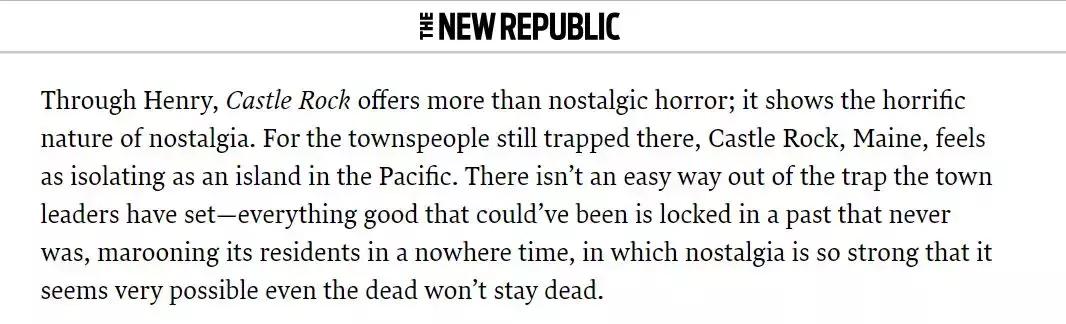 恐怖片迷过大年了，美剧拍出斯蒂芬·金宇宙