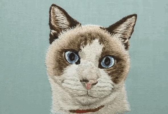 她给儿子绣的藏在口袋里的小动物,后来渐渐变成了事业