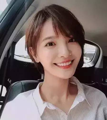 减龄波波头短发,学生头发型女短发圆脸简单
