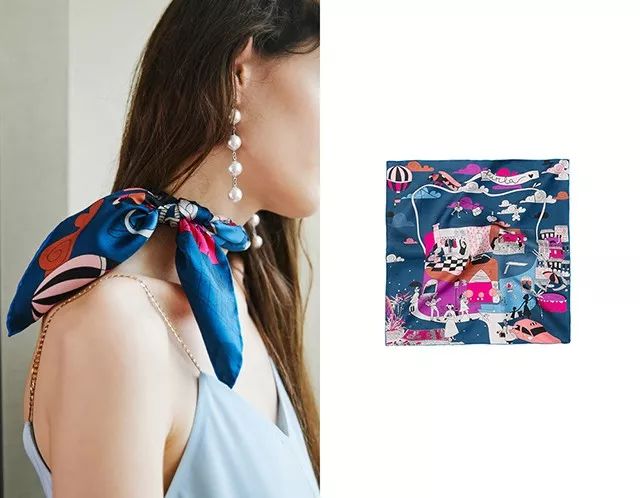 一条丝巾，省下90%的购衣钱