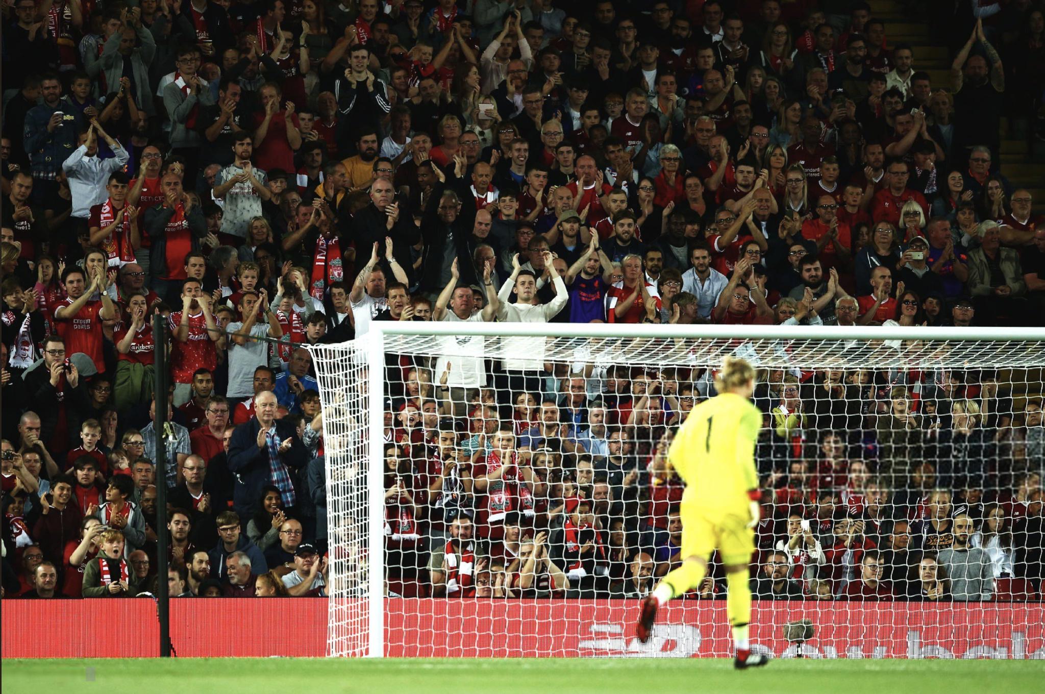 利物浦给卡里乌斯送祝福,卡里乌斯带领利物浦走进决赛