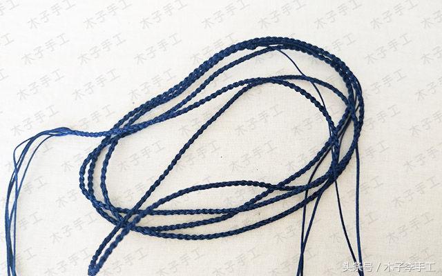 项链绳编法收尾打结扣,项链绳扣怎么系