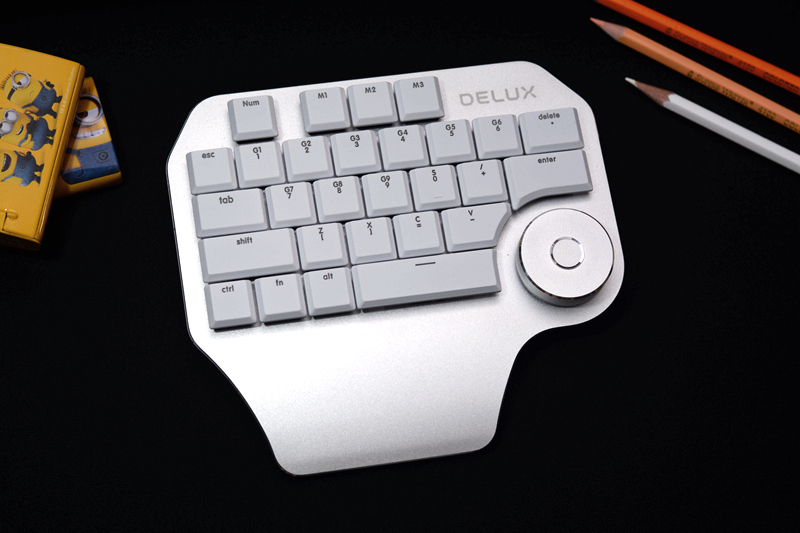 设计师专属，多彩Designer单手机械键盘开箱体验