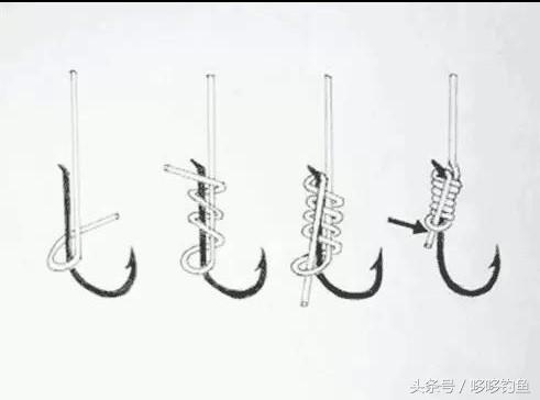手把手教你绑鱼钩图解,最简单最结实的绑鱼钩的方法
