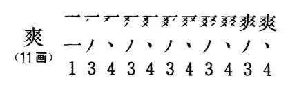 常见字笔顺练习教程,常见字笔画笔顺表