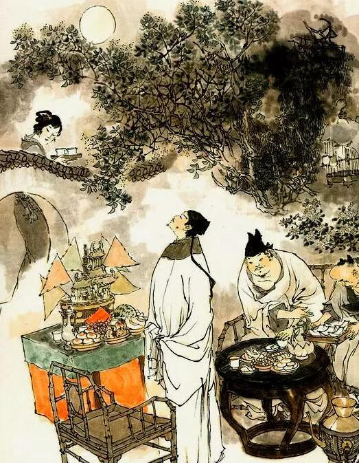 关于四大名著中红楼梦的对联,红楼梦中宝玉在大观园里写的对联