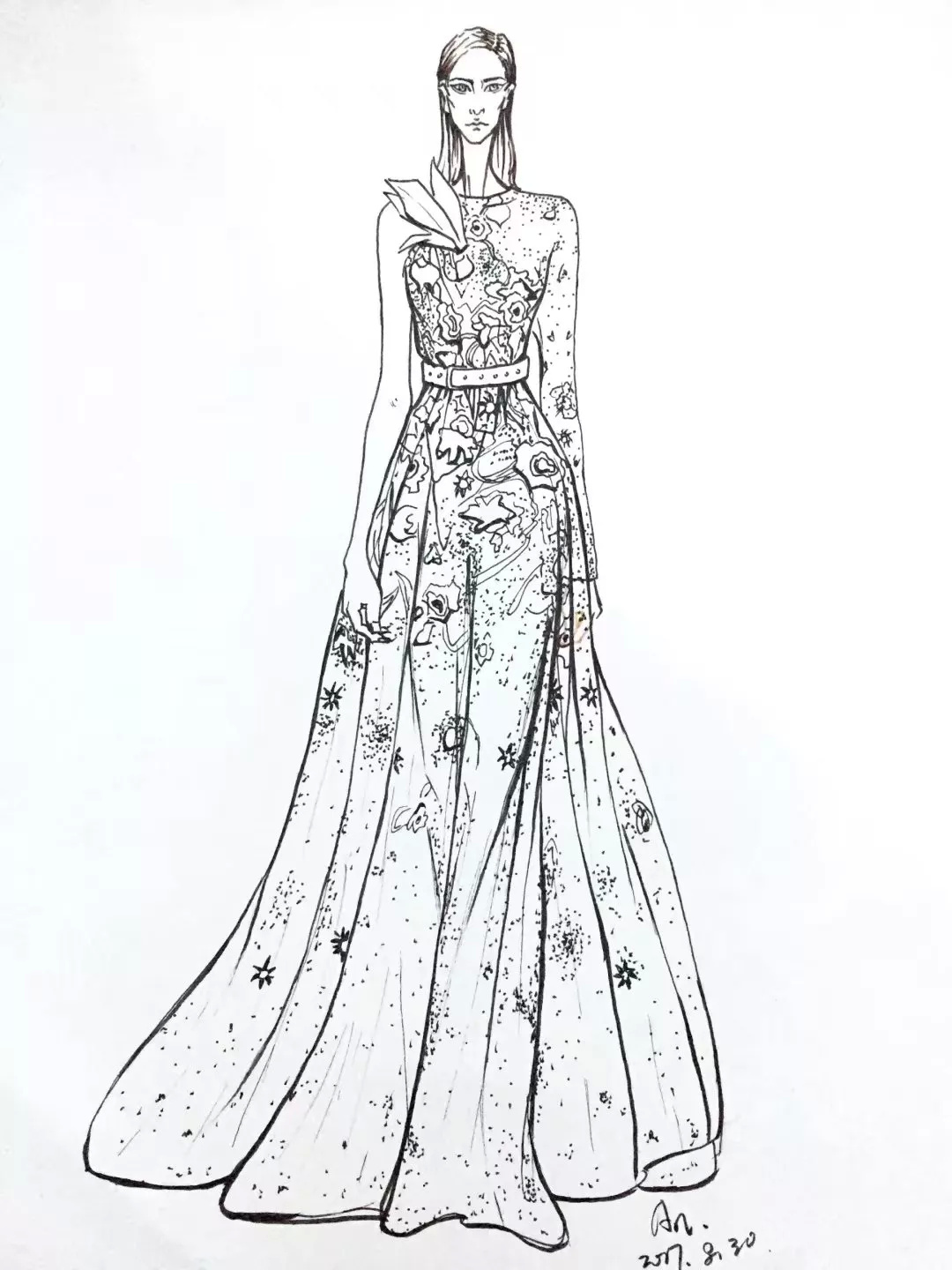 服装设计绘画技巧与细节,服装人体设计视频教程大全