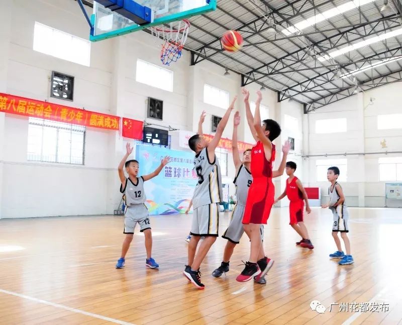 「关注」娃娃兵上演篮坛争霸战！花都区第八届运动会青少年篮球比赛落幕
