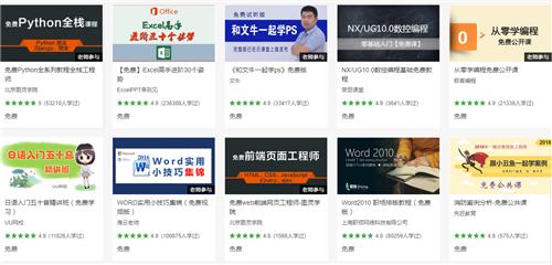 7个完全不收费的高质量自学网站,五个自学电商网站