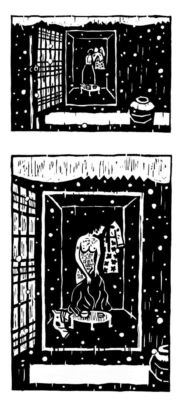 毒打、强奸、*虐性**……他把一个女人的真实故事画成漫画,看到第几张你哭了?