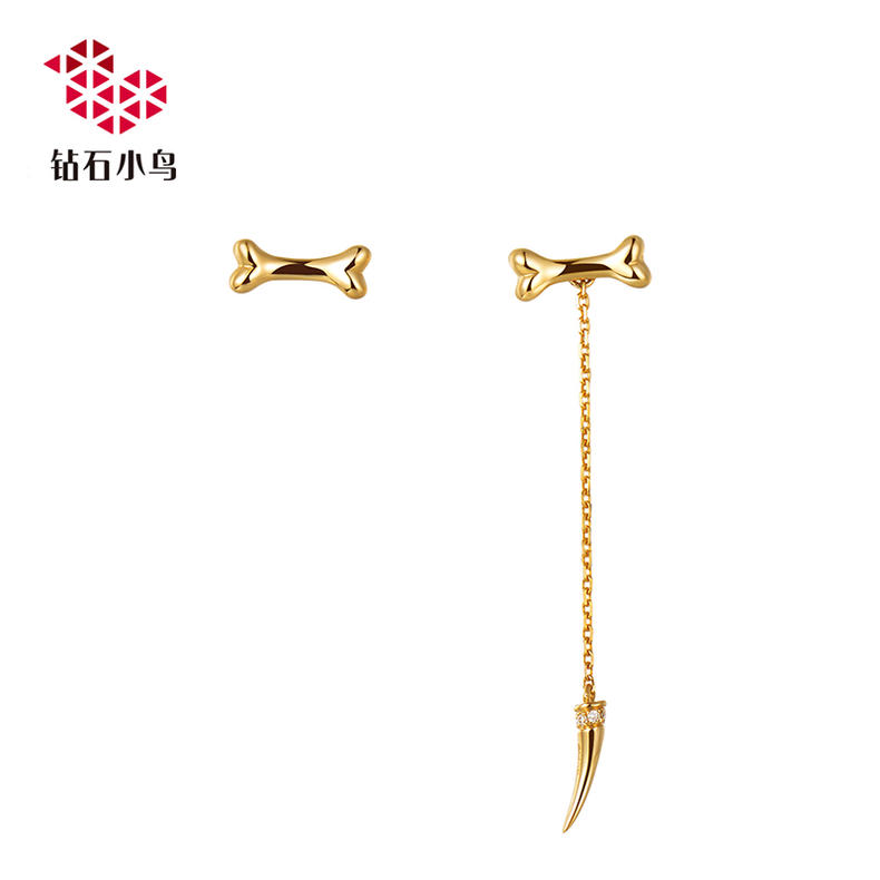 时尚耳饰k金,K金耳饰轻奢小众高级感