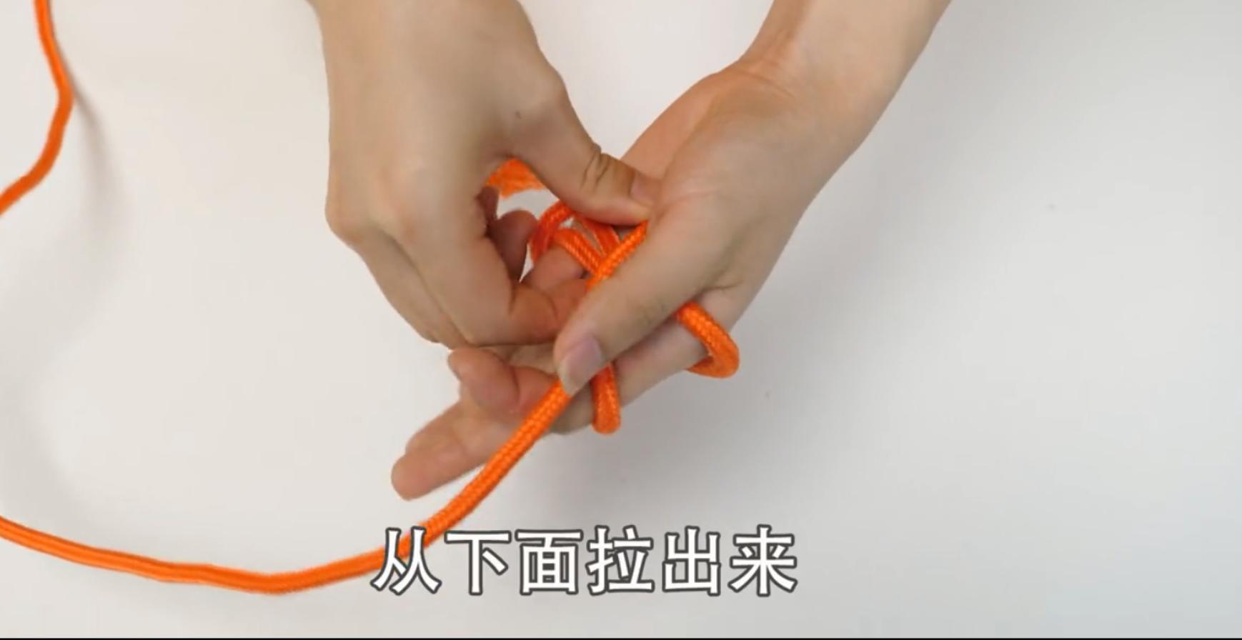 教你10种实用的绳子打结方法,用6根短绳打结成一根长绳需要30秒