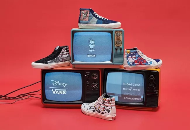 vansxdisney,vansdisney100鍛ㄥ勾