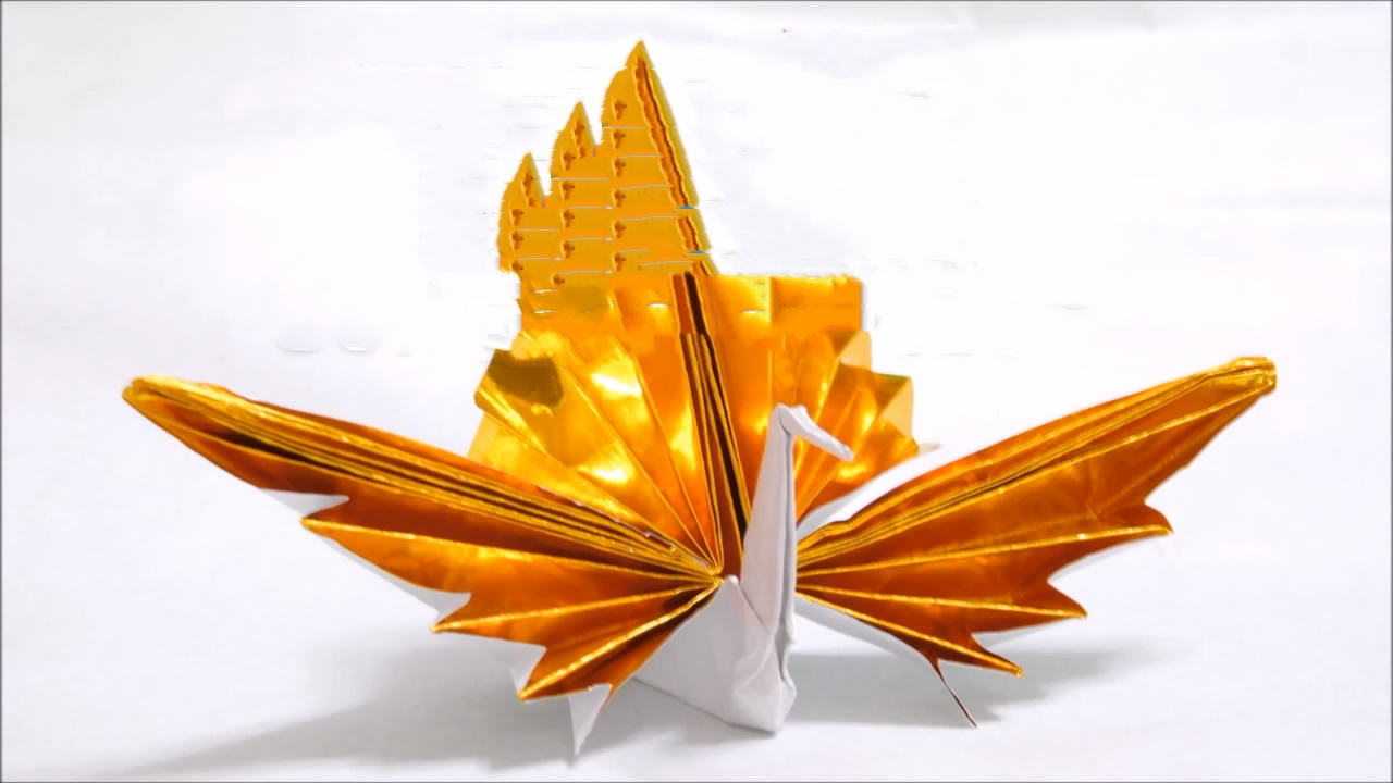 怎么折纸千纸鹤又简单又漂亮,diy手工折纸纸鹤