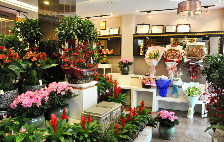 花店logo创意设计,花店设计案例欣赏