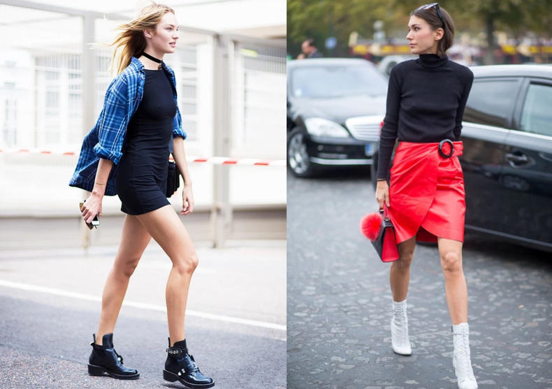 踝靴搭配秋冬什么颜色好,秋季脚踝靴