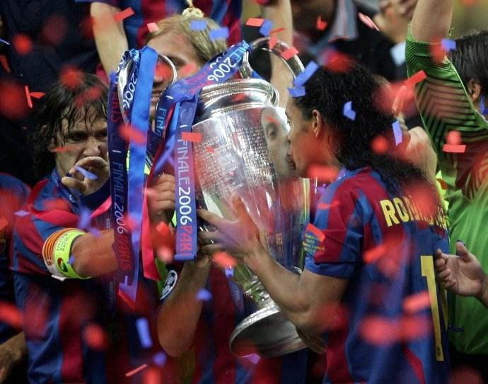 巴萨39场绝杀集锦,小罗踢得最精彩的一场比赛