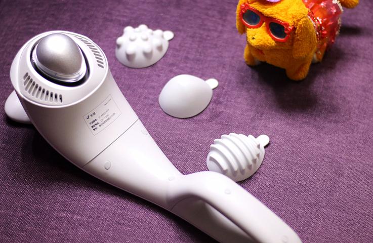 锤打式橡胶按摩棒,肩颈锤击按摩棒