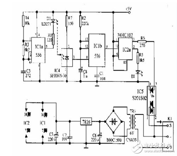红外开关原理,红外线内部开关结构图