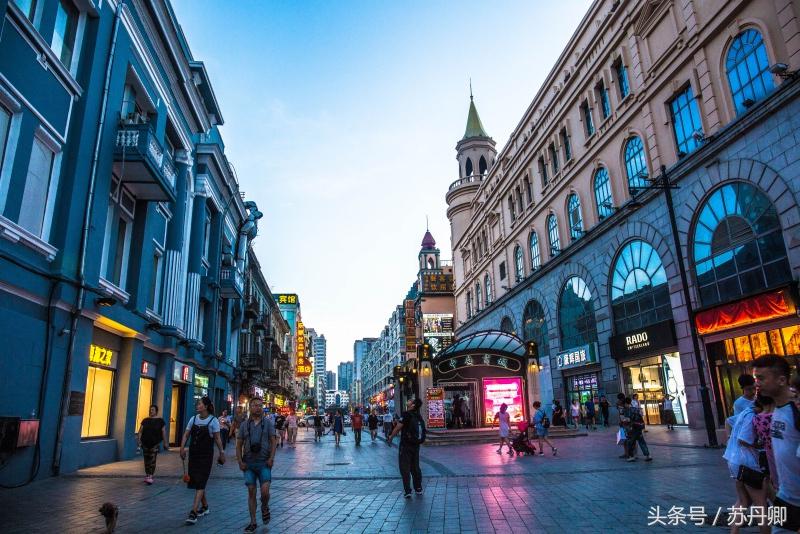 亚洲最大欧洲风情步行街,中国最长最大的步行街