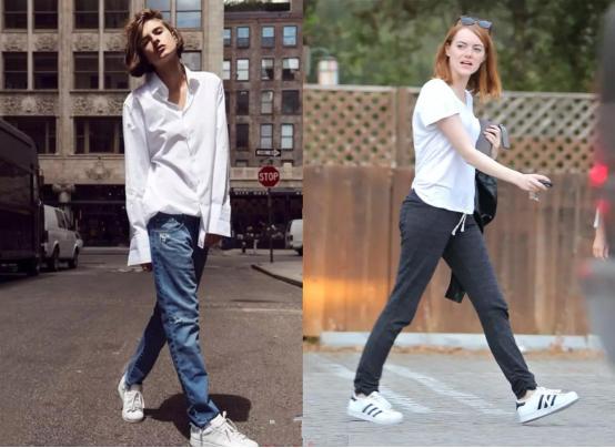 运动鞋怎么穿出通勤高级感,运动鞋这样穿不但知性优雅还减龄