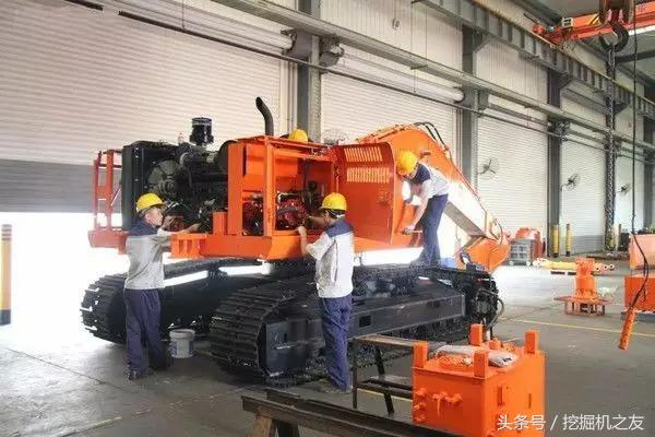 挖掘机翻新再制造全过程,挖掘机再制造