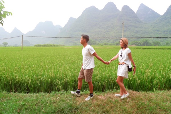 桂林阳朔无敌风景,阳朔龙头山水美如人间仙境