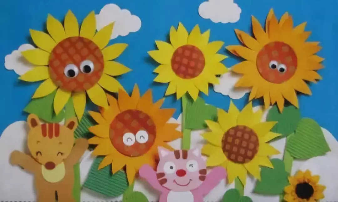 有创意的幼儿园装修效果图,简单的墙面手工制作幼儿园