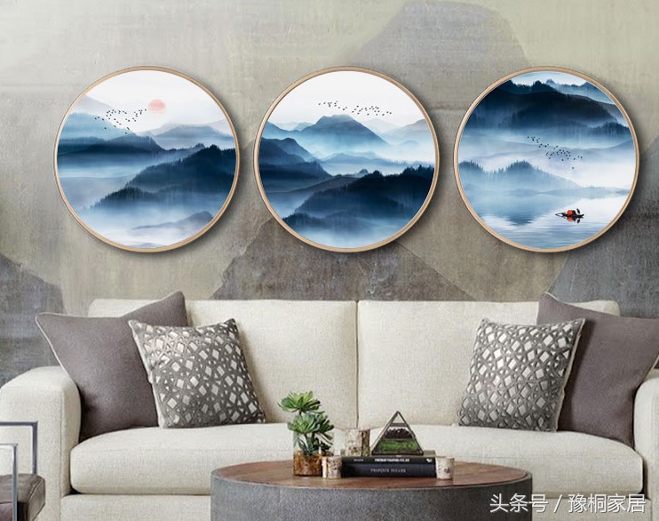 新中式全屋装饰画,新中式画装饰客厅