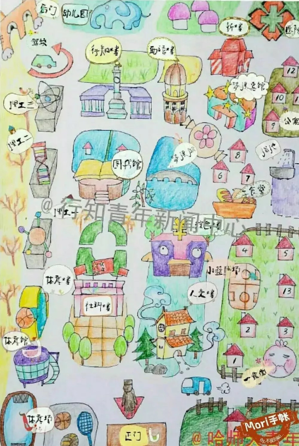 哈师大2019迎新,哈师大开学迎新22级新生