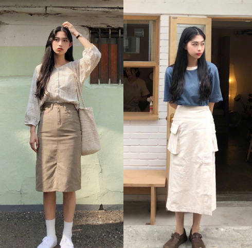 清新干净的出游穿搭，棉麻系长裙真的太适合清新的夏日了~