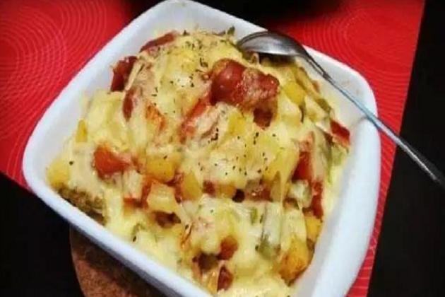 西餐芝士海鲜焗饭,芝士焗饭的最佳做法