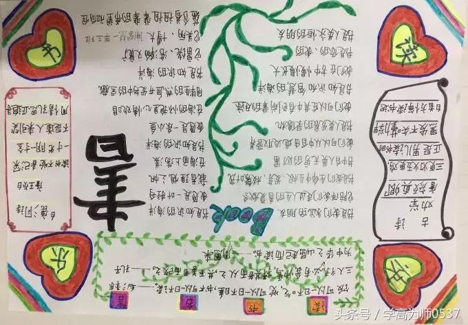 三年级语文手抄报一等奖要写字,三年级语文阅读手抄报漂亮复杂