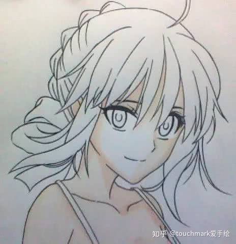 马克笔手绘动漫人物天官赐福,动漫人物马克笔手绘女生霸气