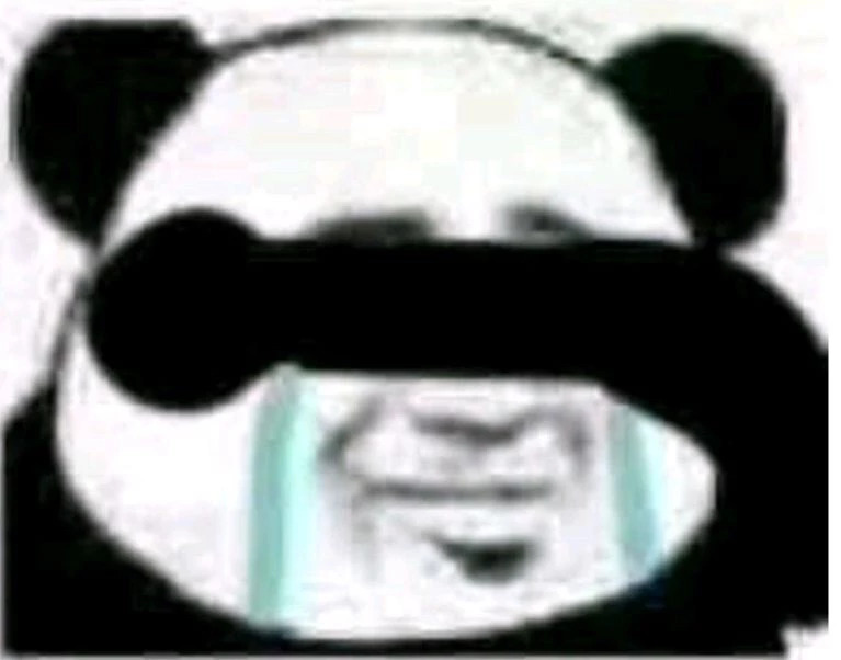 萌娃熊猫人表情包,沙雕逗比表情包熊猫人