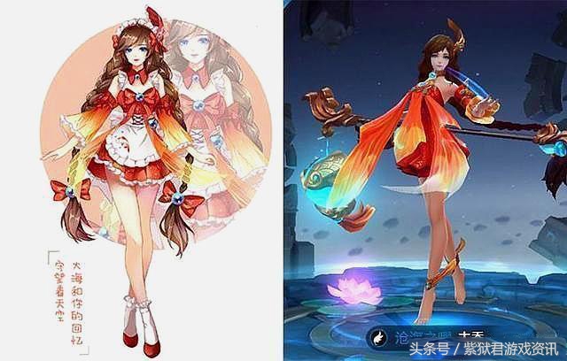 王者荣耀女英雄大乔和貂蝉,王者荣耀女英雄大乔穿夏日装跳舞