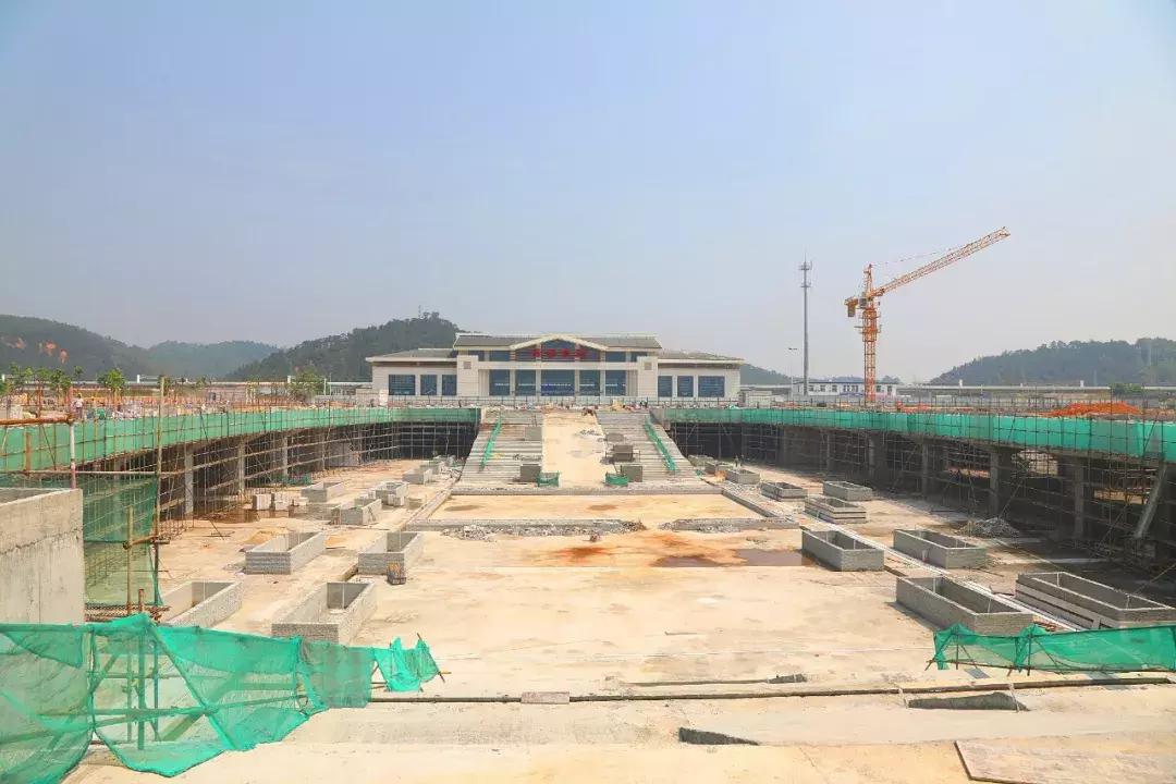 云浮东站建设规划,高铁东站东广场建设进展