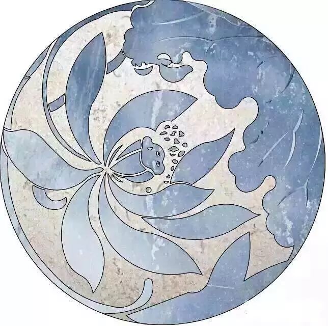 大理石水刀拼花客厅效果图,让人惊艳的水刀拼花图集