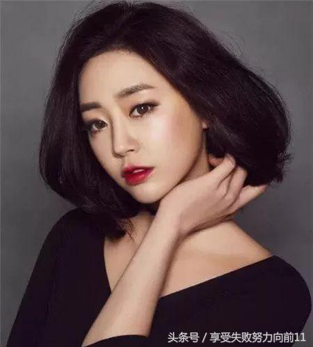 lisa同款齐肩短发大脸,大脸适合什么齐肩短发