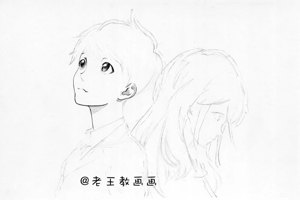 漫画人物简笔画简单又好看,漫画人物简笔画古风难