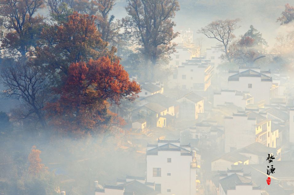 秋天的婺源什么时候去最美,秋天的婺源是色彩的天堂