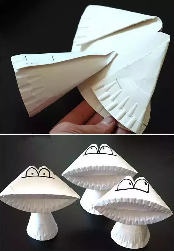 白纸盘手工制作图片大全创意,幼儿园手工作品十二生肖纸盘