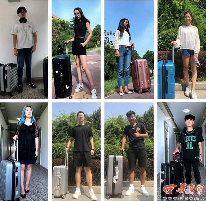 大一新生行李箱男生,大学生行李箱和高中生有啥不一样