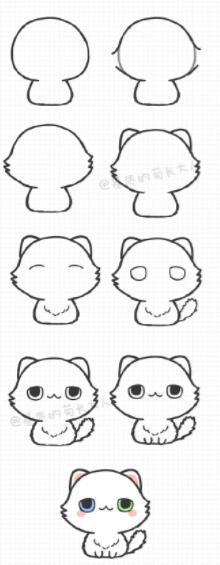 怎样画又萌又简单的小动物简笔画,小动物简笔画简单又漂亮家常做法