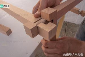 榫卯结构创意性应用,简单榫卯桌子教程图解