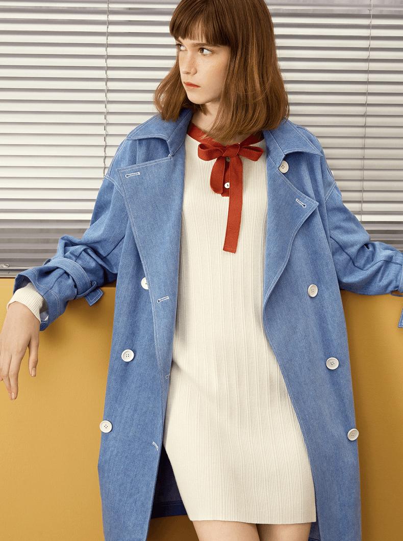 时尚气质显瘦针织百搭连衣裙女,针织连衣裙让你的秋冬造型更优雅